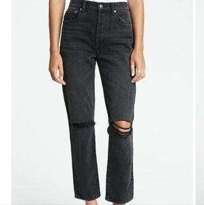 PISTOLA DENIM KEATON HIGH RISE SLIM STRAIGHT...Size 28